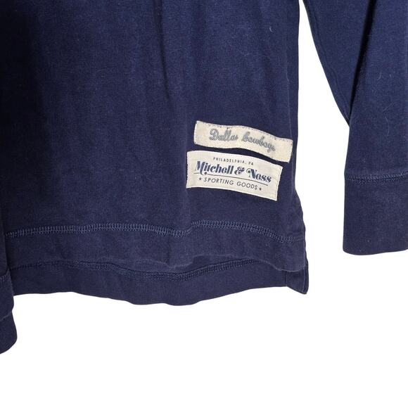 Vintage Mitchell & Ness Throwback Cowboys Men's M Soft Long Sleeve Sweatshirt - Picture 3 of 10
